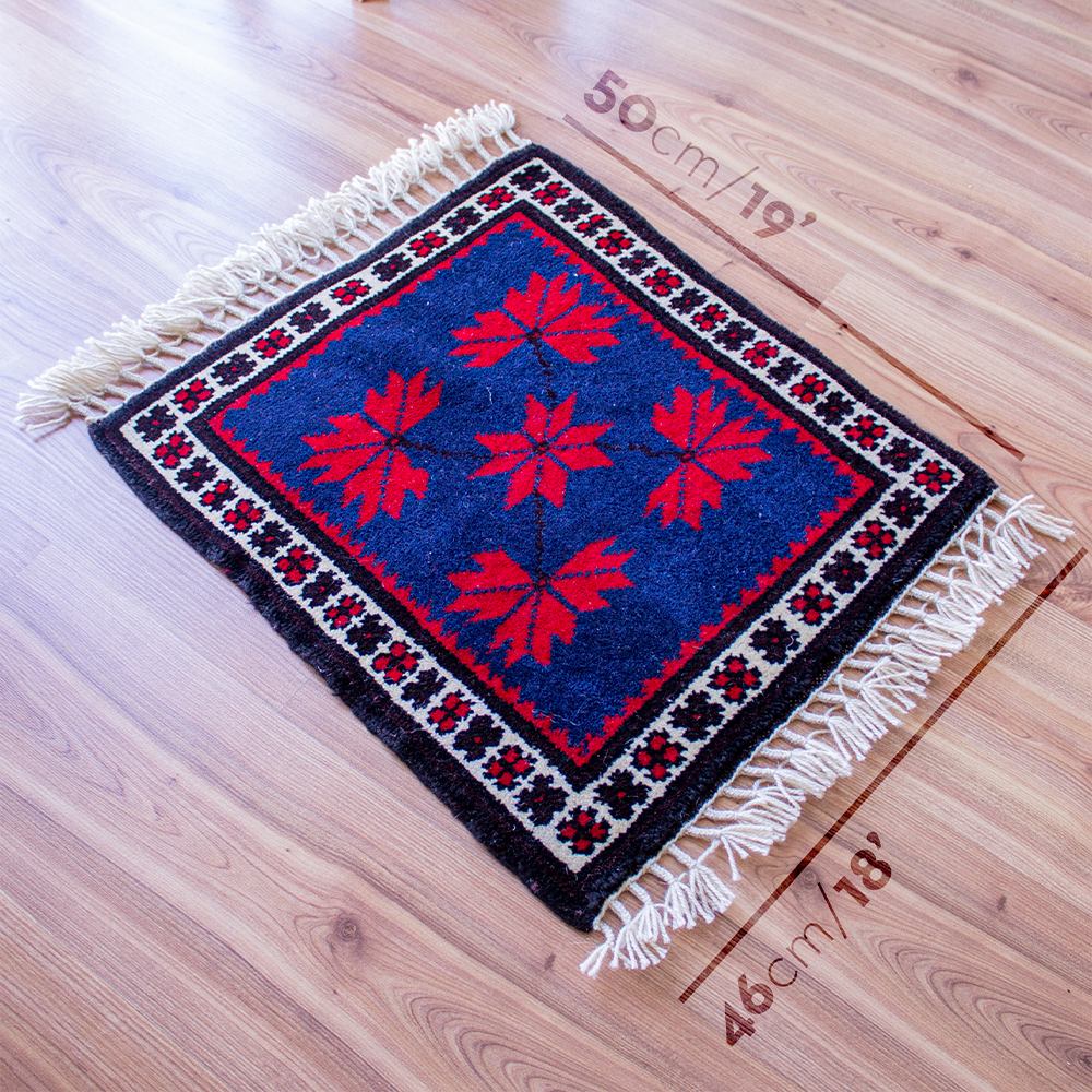 Turkish Handmade Yağcıbedir Carpet Blue Series – Small – 4th of 5