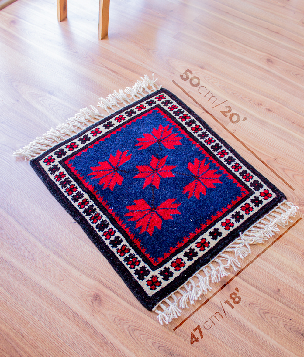 Turkish Handmade Yağcıbedir Carpet Blue Series – Small – 5th of 5