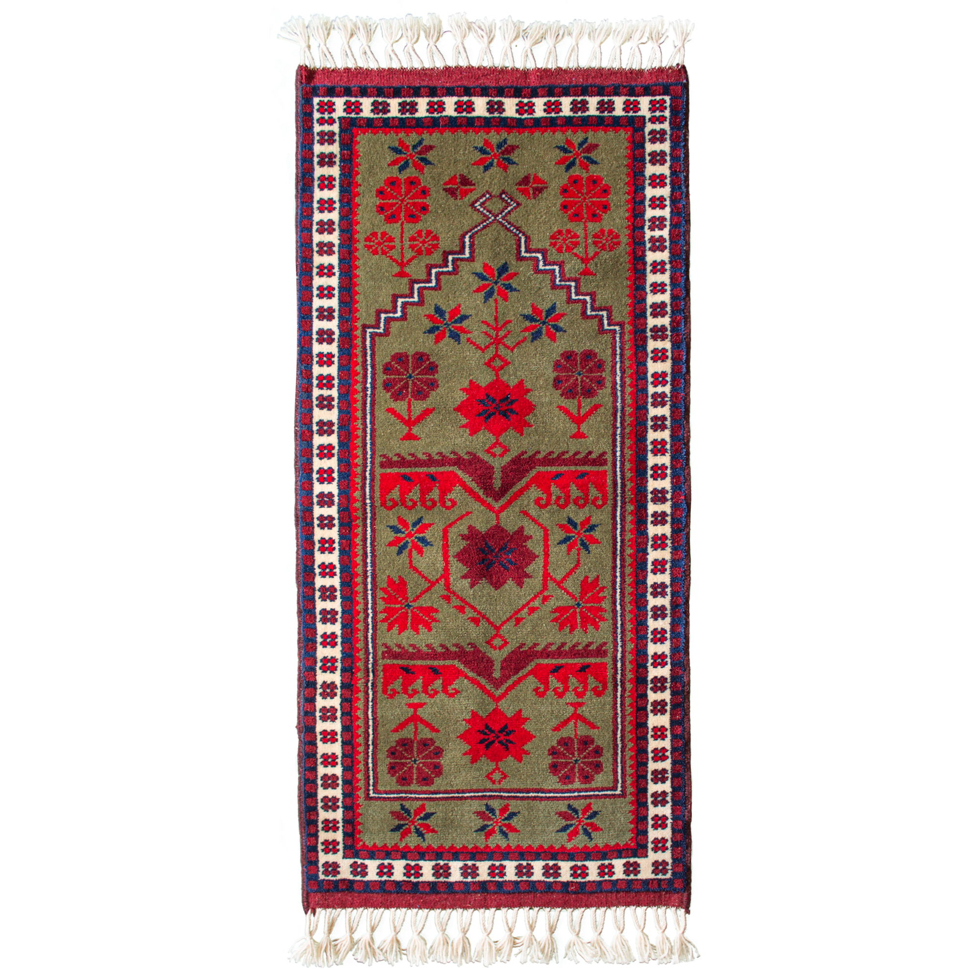 Turkish Handmade Yağcıbedir Carpet Green Series – Medium