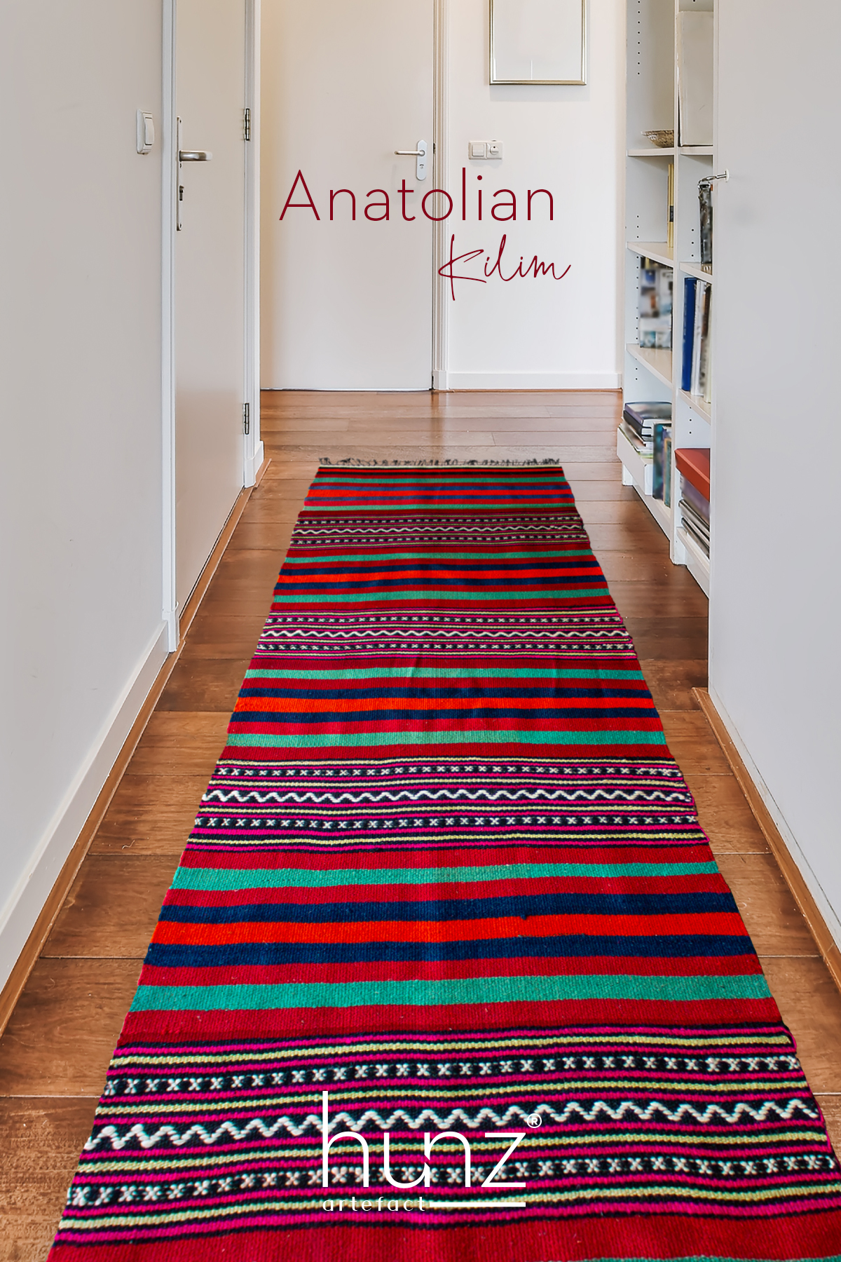 Anatolian Striped Motif Kilim