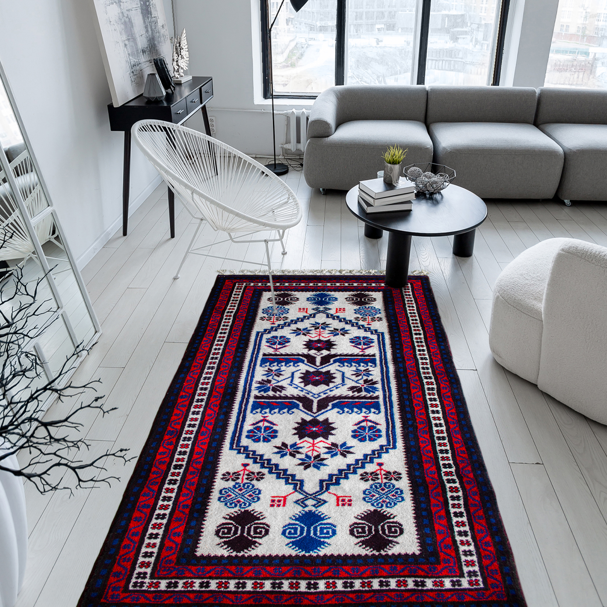 Yağcıbedir White Series Large Carpet